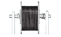 Spool of coax cable 